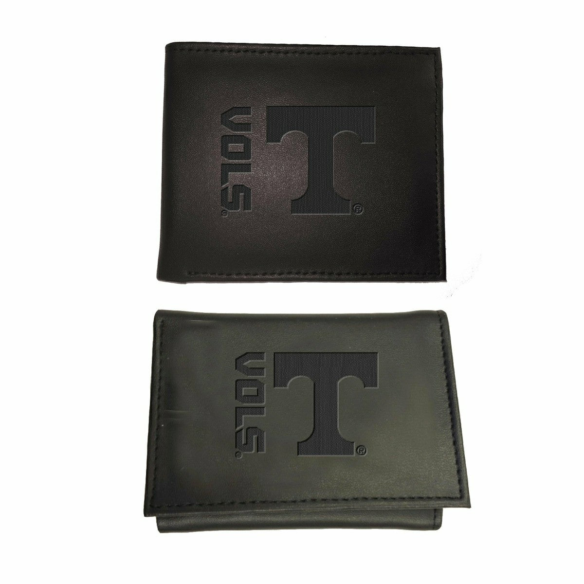 University of Tennessee, Bi-Fold and Tri-Fold Wallet Gift Set, Black - Collegiate Home