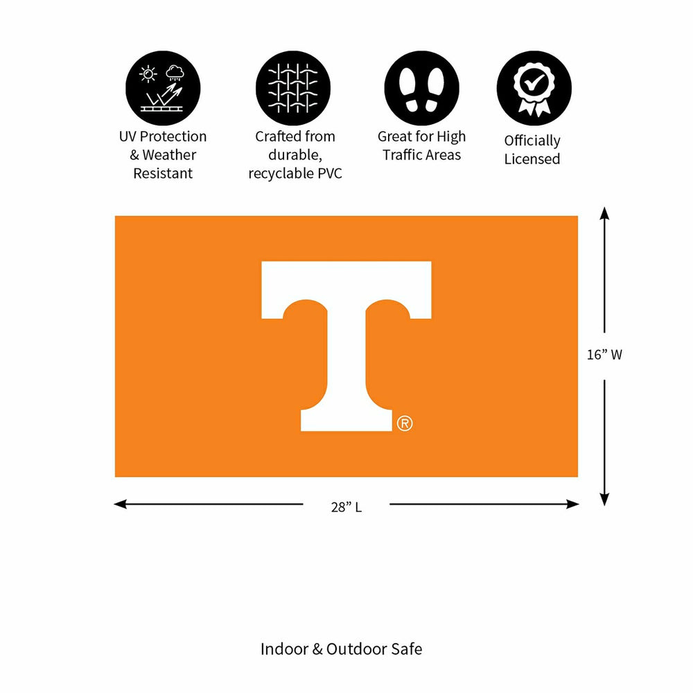 Full Color PVC Mat, 16" x 28", University of Tennessee - Collegiate