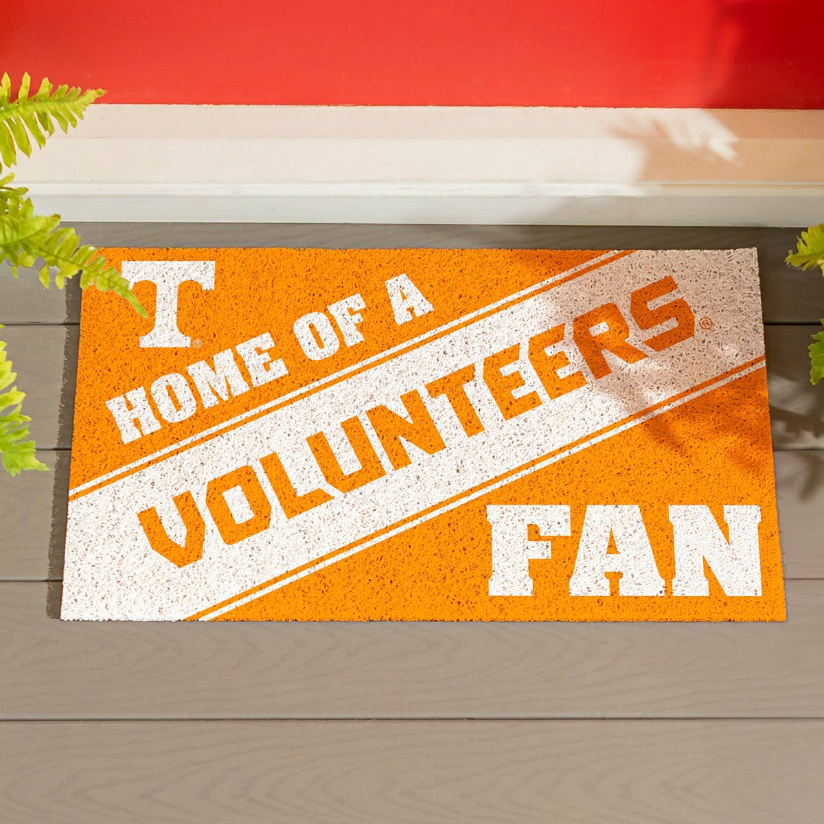 University of Tennessee, PVC Mat COLOR, Home of a Fan - Collegiate