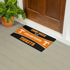 28" x 16" PVC Trapper Mat, Come Back with Tickets, University of Tenne - Collegiate