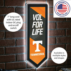 LED Wall Decor, Pennant, University of Tennessee - Collegiate Home