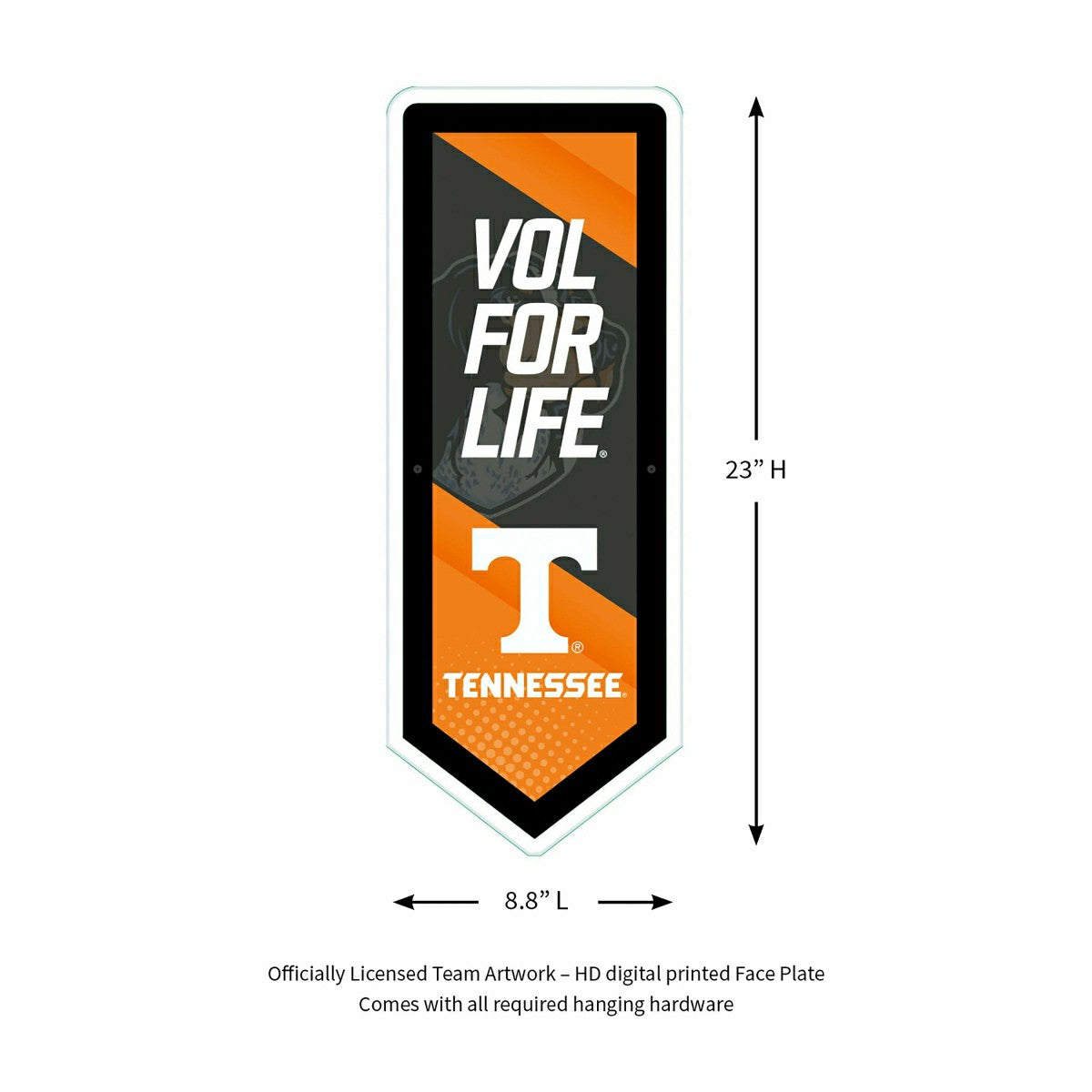 LED Wall Decor, Pennant, University of Tennessee - Collegiate Home