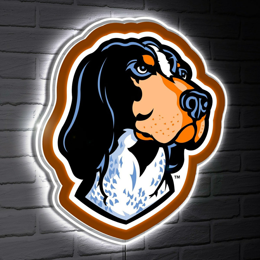 LED Wall Decor, Glazelite, College Mascot, University of Tennessee - Collegiate Home