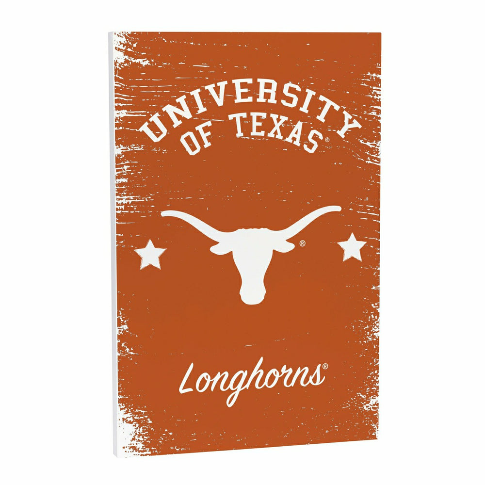 University of Texas Wood Wall Sign, 16x24 - Collegiate Home