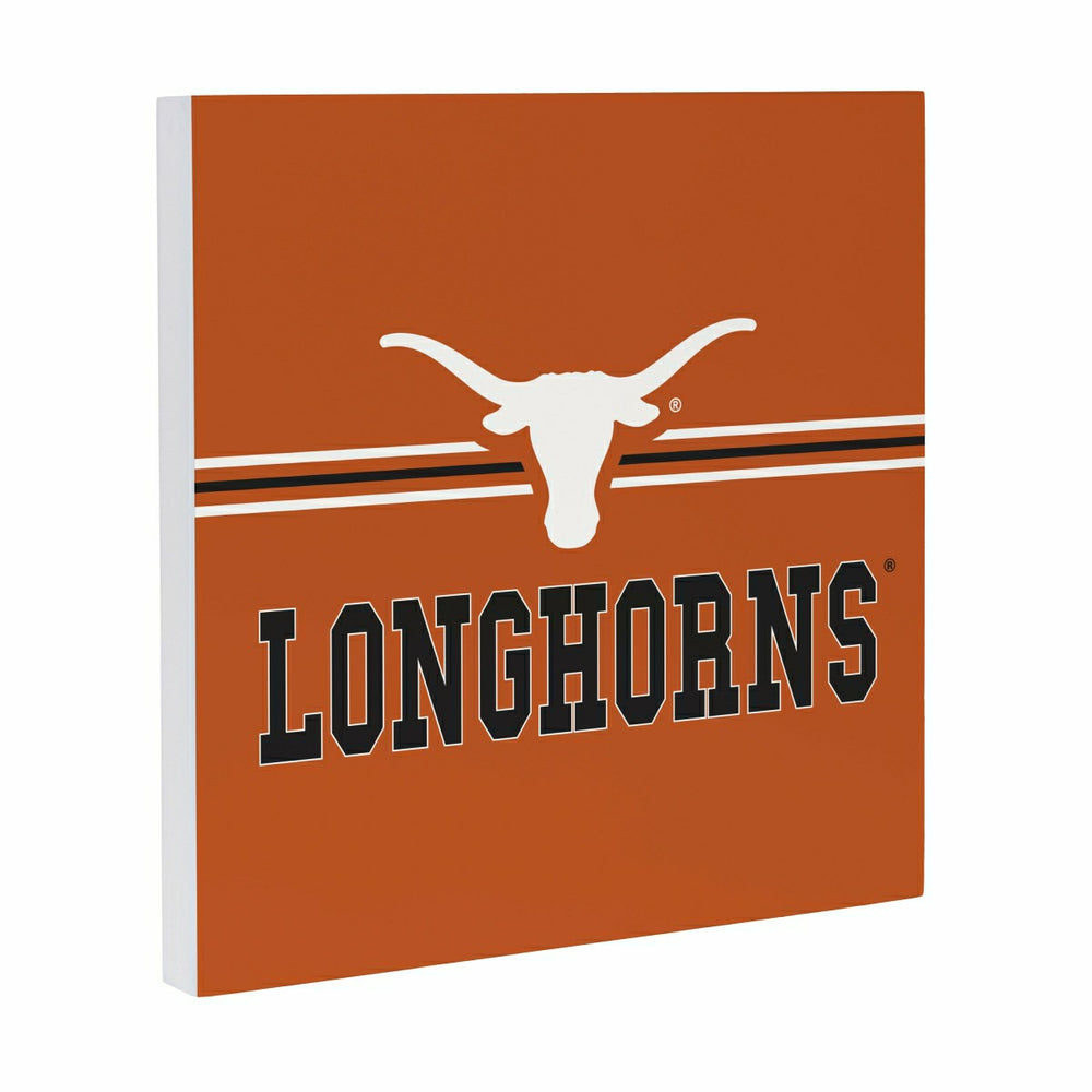 University of Texas Wood Wall Sign, 12x12 - Collegiate Home