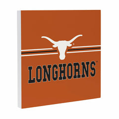 University of Texas Wood Wall Sign, 12x12 - Collegiate Home