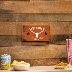 University of Texas Wood Wall Sign, 6x11 - Collegiate Home