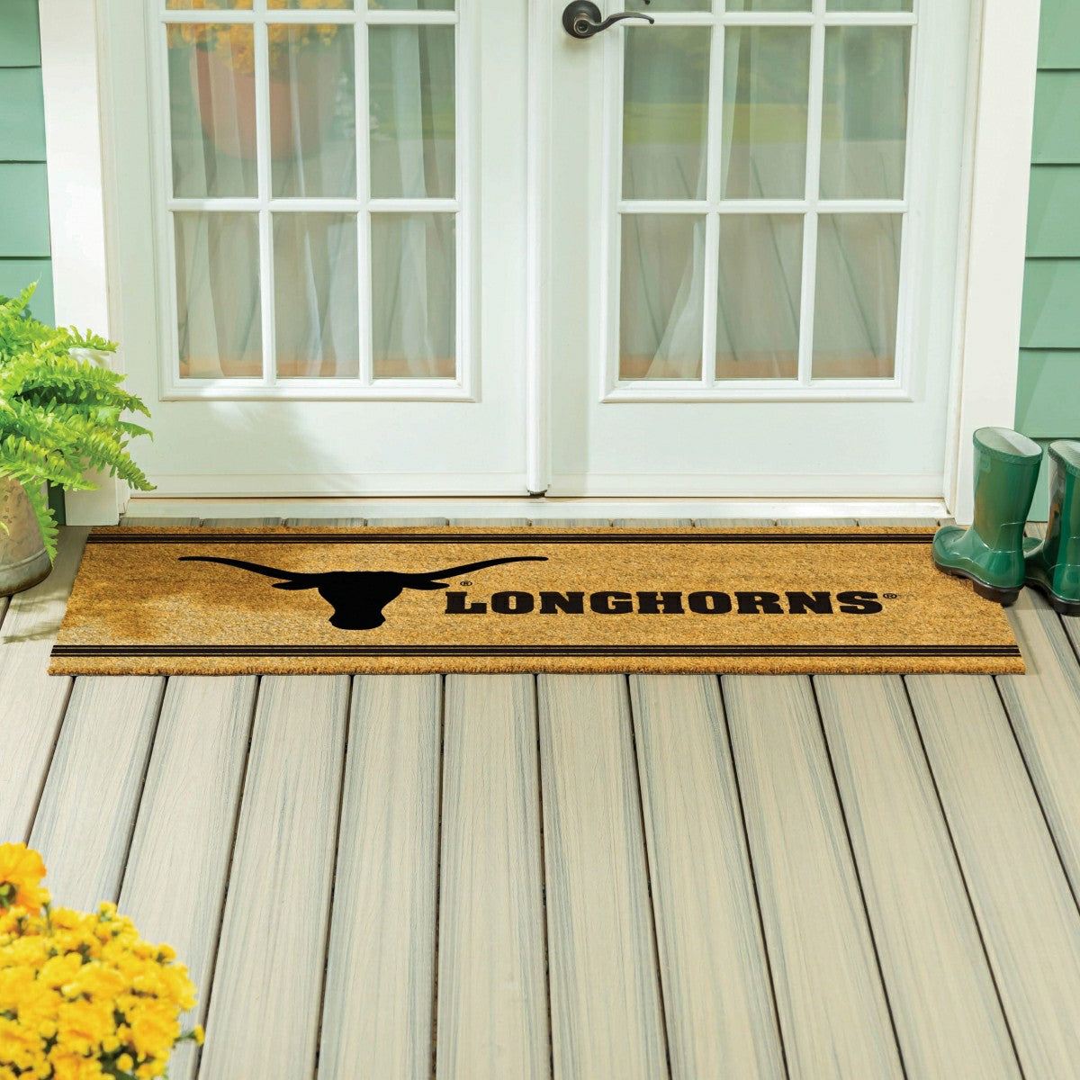 University of Texas Extra Large One Color Coir Mat, 60"x24" - Collegiate