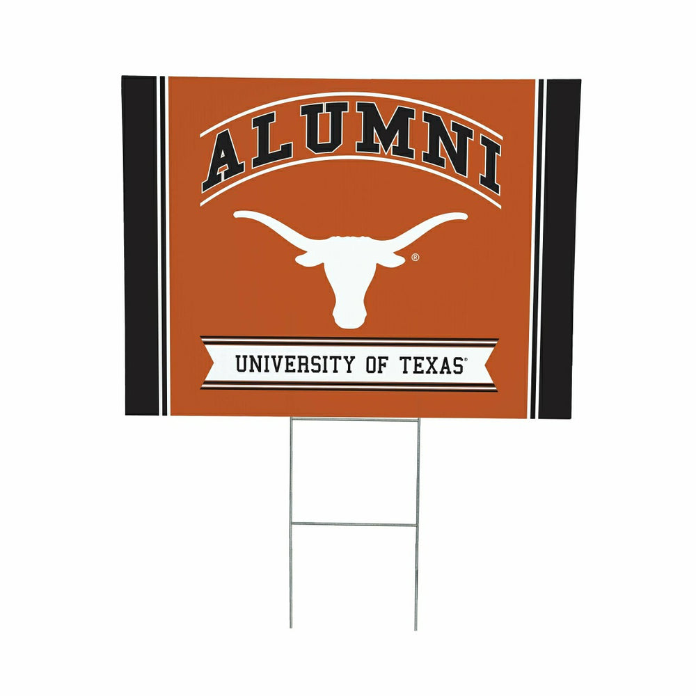 University of Texas Coroplast Yard Sign Alumni - Collegiate Home