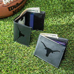University of Texas, Bi-Fold and Tri-Fold Wallet Gift Set, Black - Collegiate Home