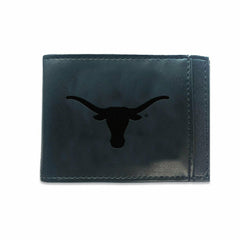Front Pocket Wallet w/ RFID Blocking, University of Texas, Black - Collegiate Home