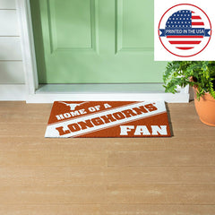 University of Texas, PVC Mat COLOR, Home of a Fan - Collegiate