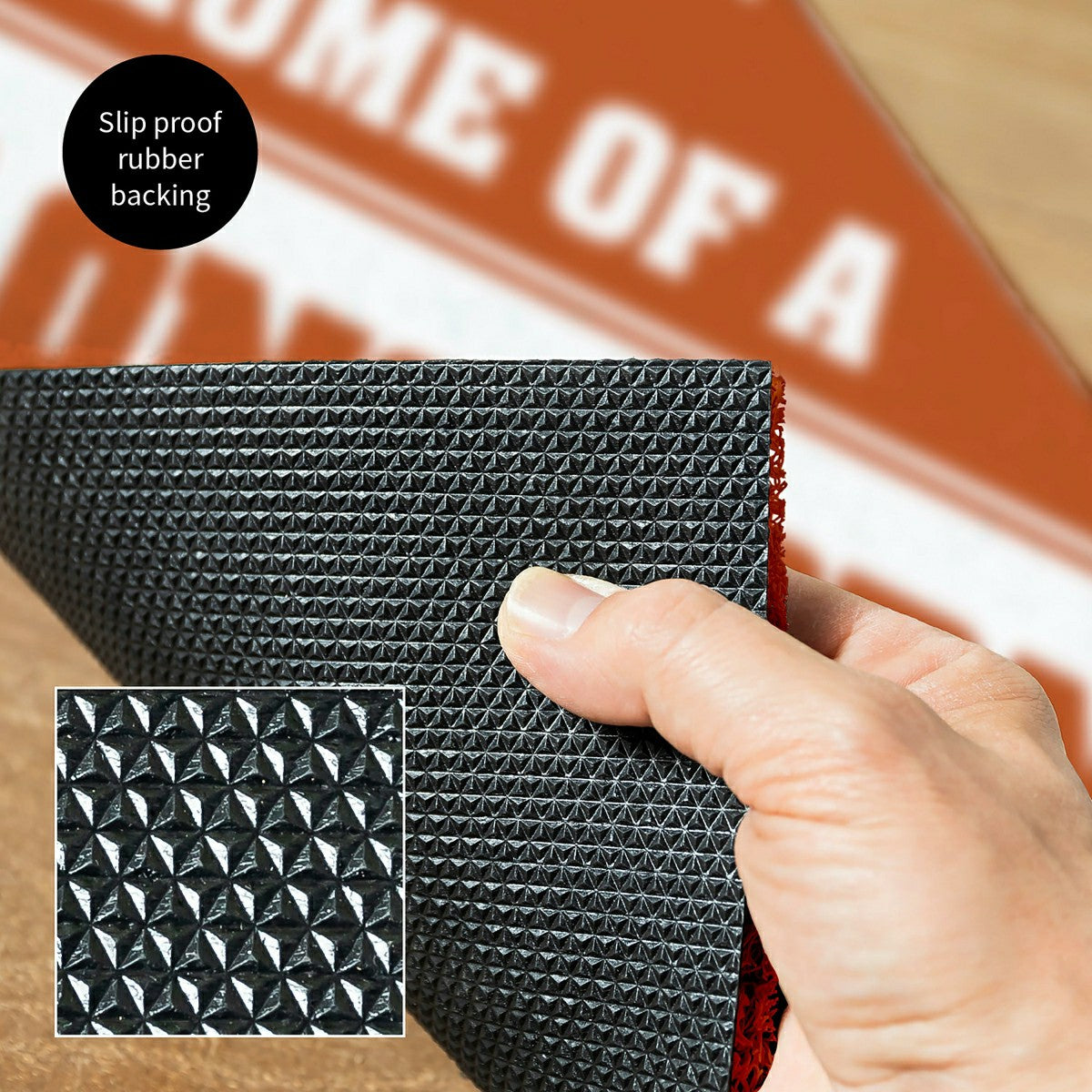 University of Texas, PVC Mat COLOR, Home of a Fan - Collegiate