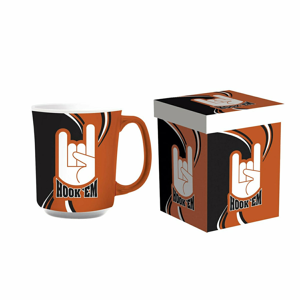 University of Texas, 14oz Ceramic Cup of Awesome with Matching Box - Collegiate Home