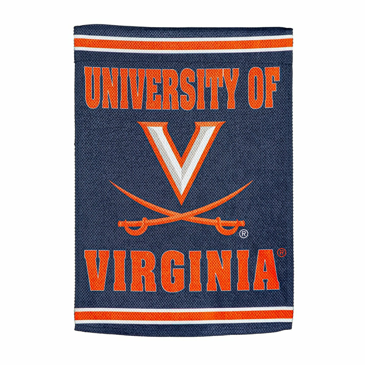 Embossed Suede Flag, GDN Size, University of Virginia - Collegiate Home