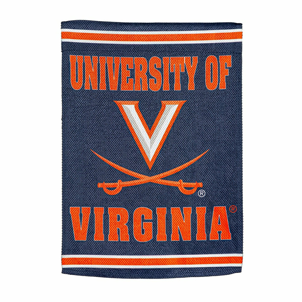 Embossed Suede Flag, GDN Size, University of Virginia - Collegiate Home