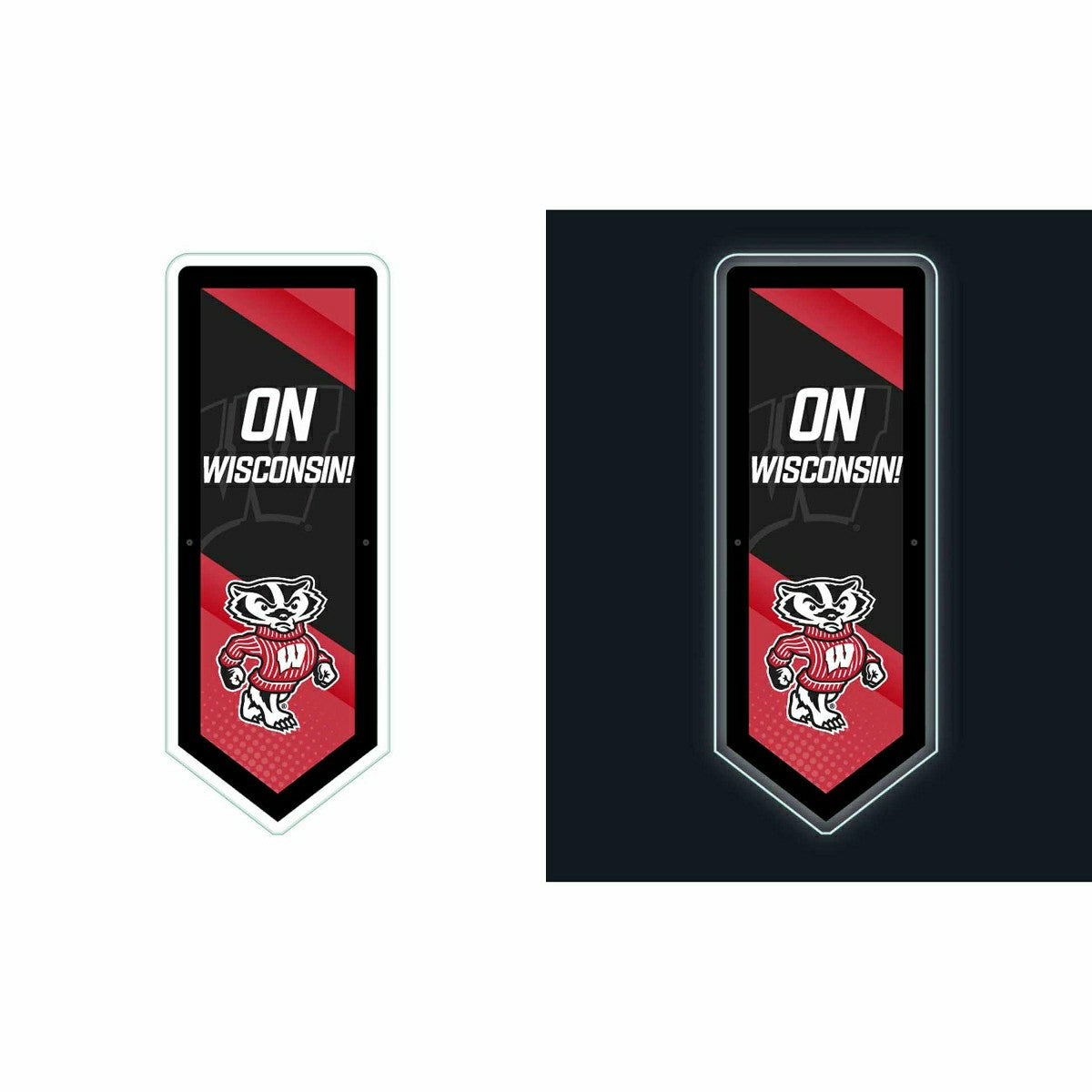 LED Wall Decor, Pennant, University of Wisconsin-Madison - Collegiate Home