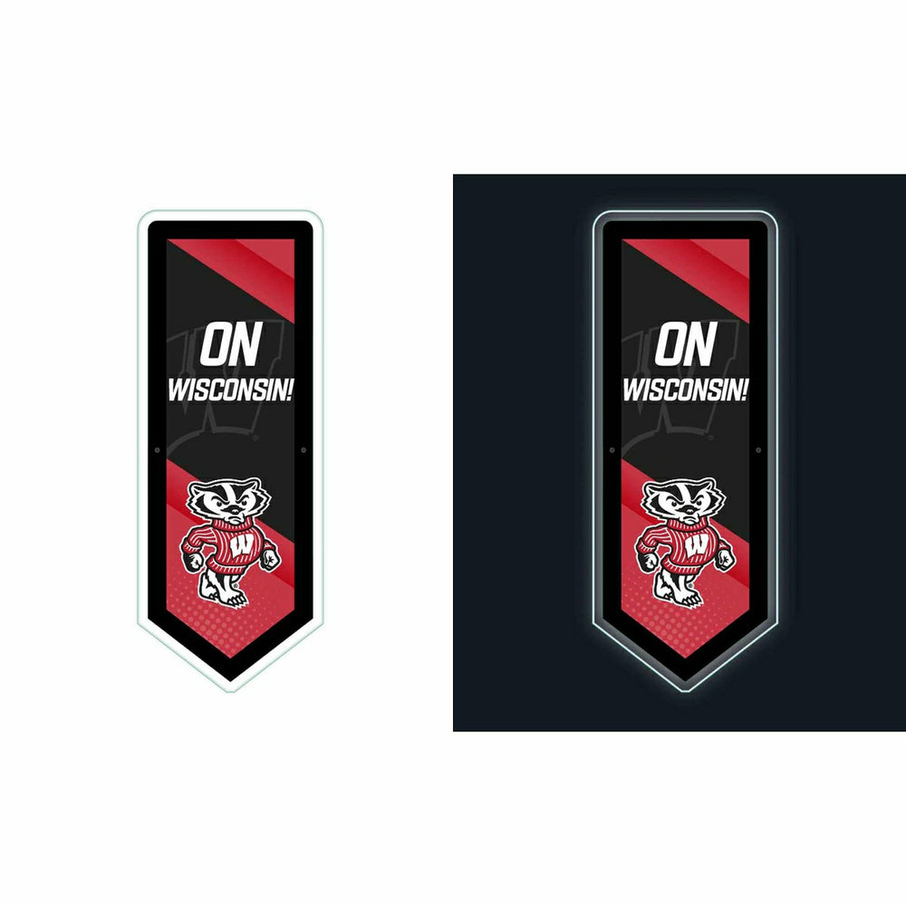 LED Wall Decor, Pennant, University of Wisconsin-Madison - Collegiate Home