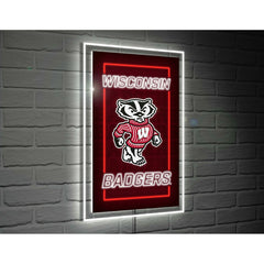 University of Wisconsin-Madison College Rectangle Neolite LED Decor - Collegiate Home