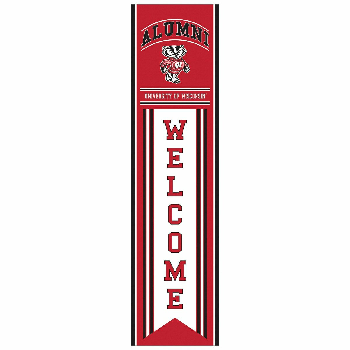 University of Wisconsin-Madison Alumni Single Sided Large Leaner, 46" - Collegiate Home