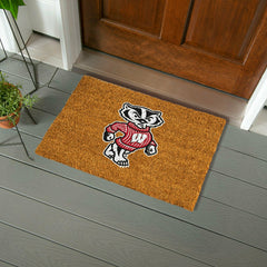 Coir Mat, 16"x28", University of Wisconsin-Madison - Collegiate