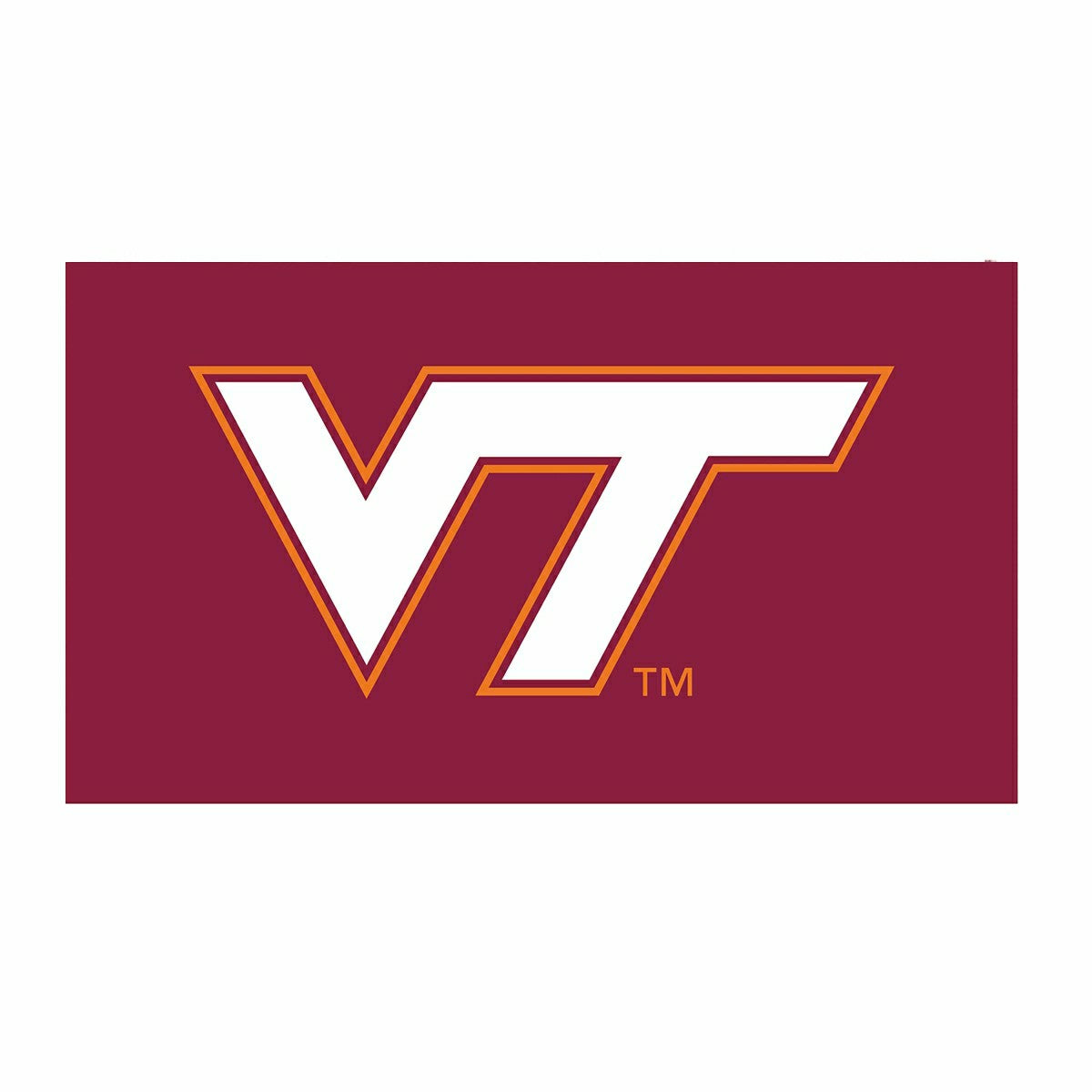 Full Color PVC Mat, 16" x 28", Virginia Tech - Collegiate