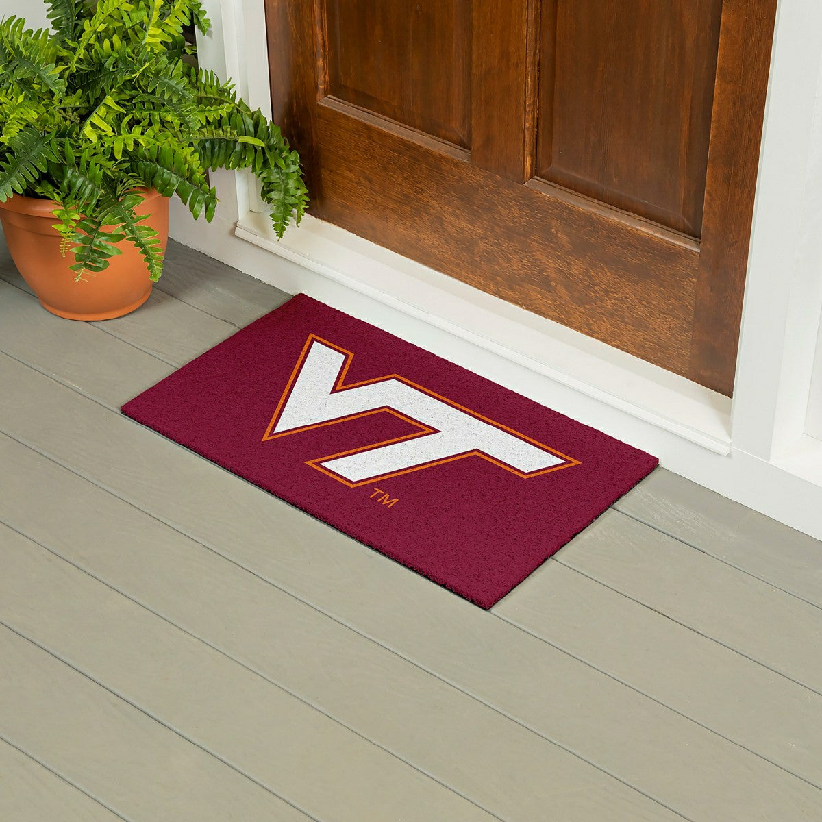Full Color PVC Mat, 16" x 28", Virginia Tech - Collegiate