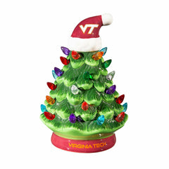 8" LED Ceramic Christmas Tree, Virginina Tech - Collegiate Home