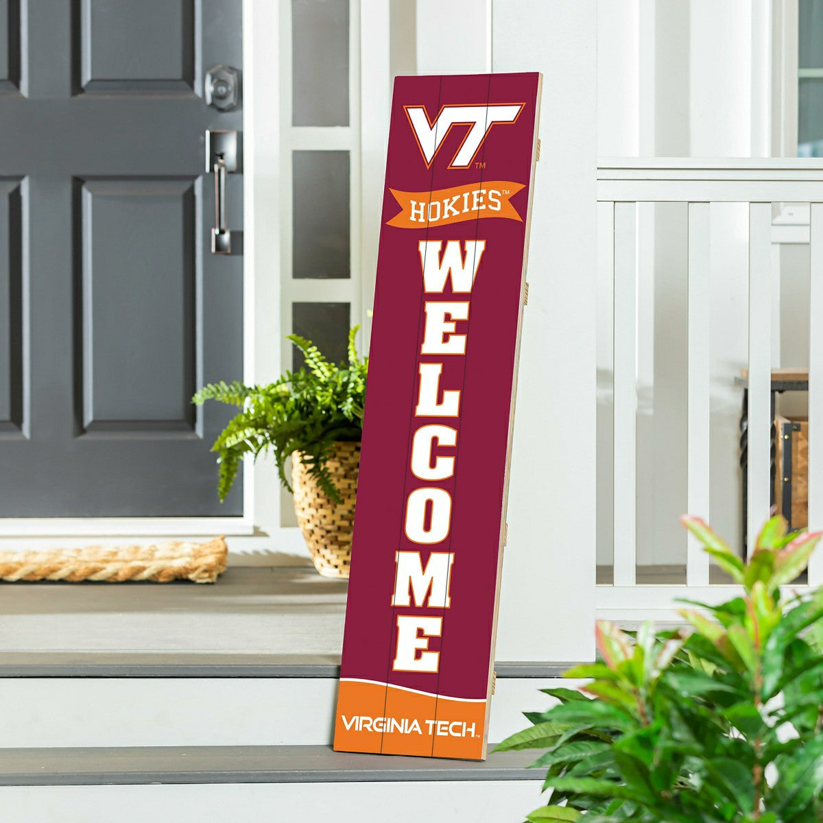 Virginia Tech Large Single Sided Leaner, 46" - Collegiate Home