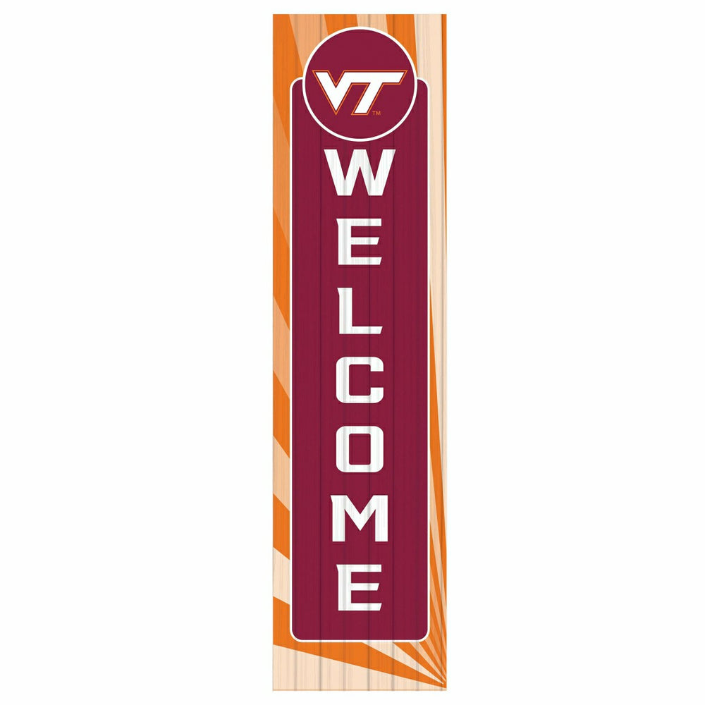 Virginia Tech Summer Seasonal Single Sided Large Leaner, 46" - Collegiate Home