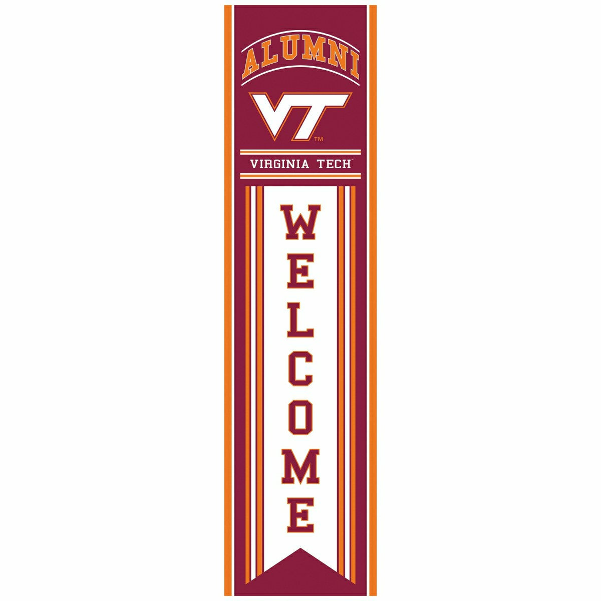 Virginia Tech Alumni Single Sided Large Leaner, 46" - Collegiate Home