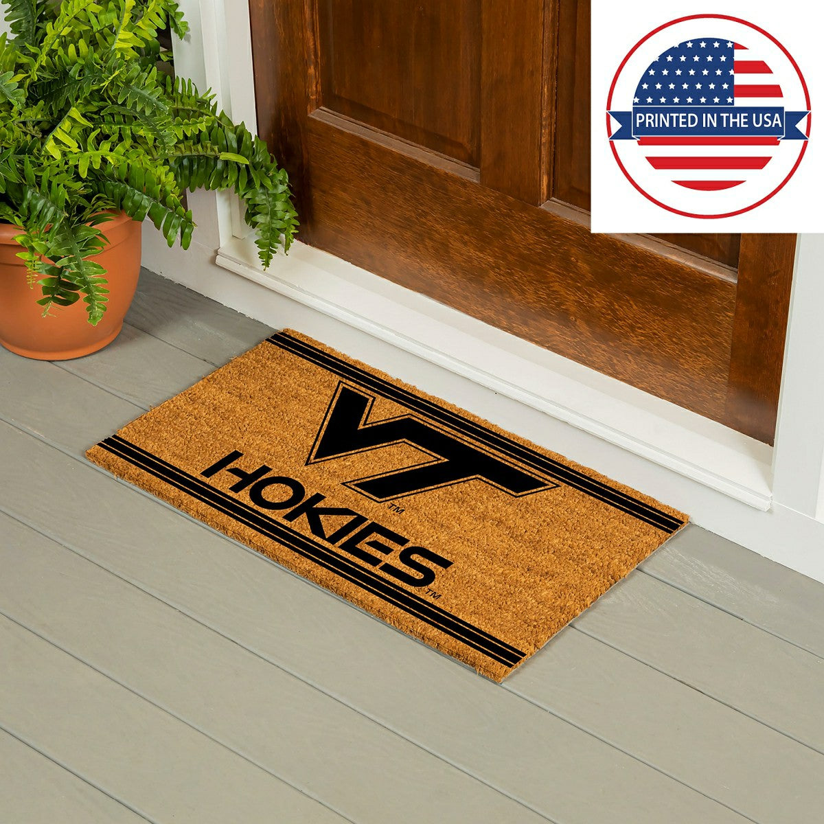 Virginia Tech, Coir Mat 1C - Collegiate
