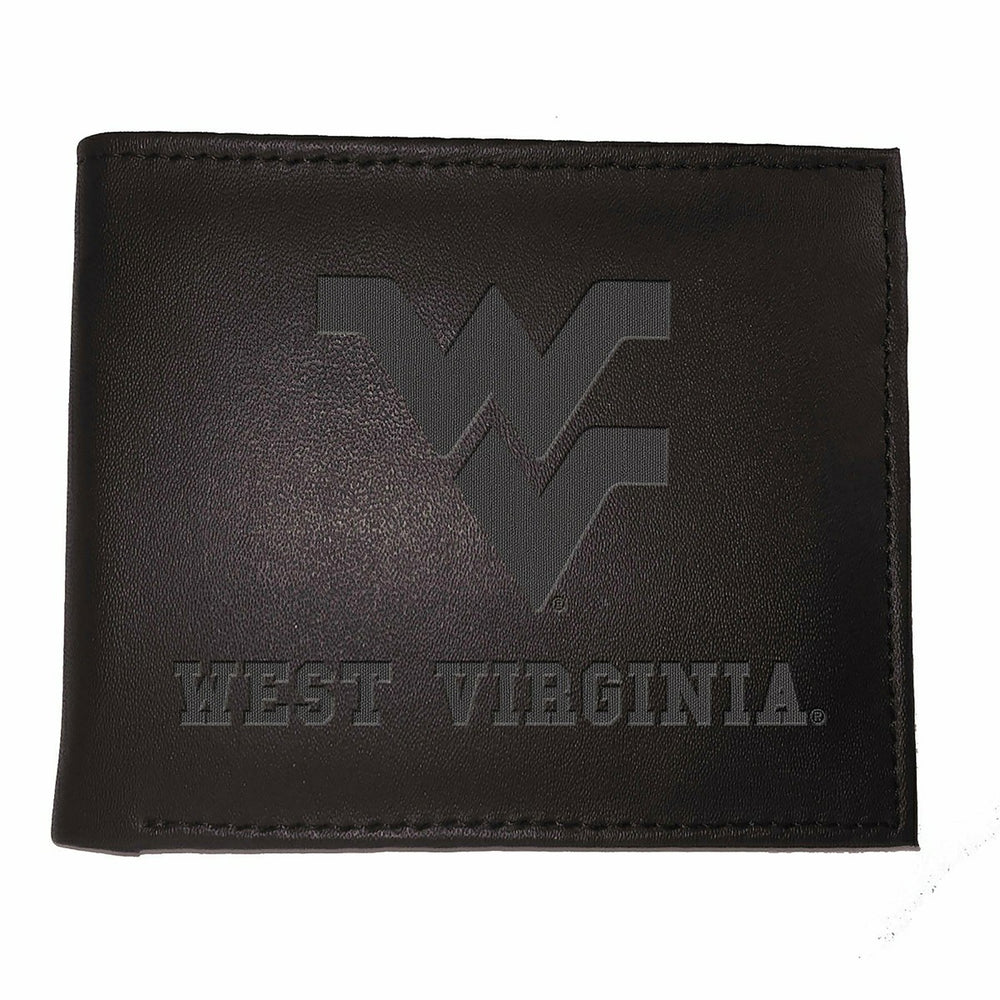 West Virginia University, Bi-Fold Wallet, Black - Collegiate Home