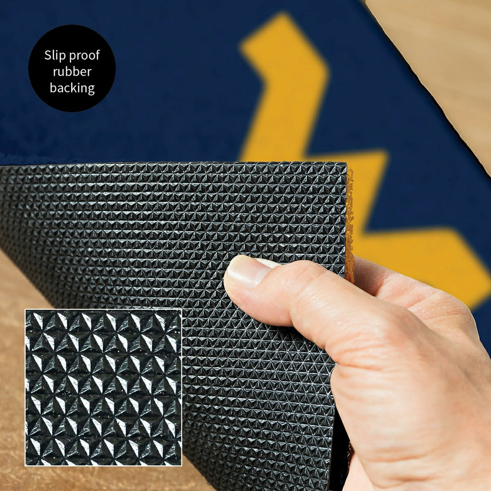 Full Color PVC Mat, 16" x 28", West Virginia University - Collegiate