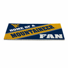 West Virginia University, PVC Mat COLOR, Home of a Fan - Collegiate