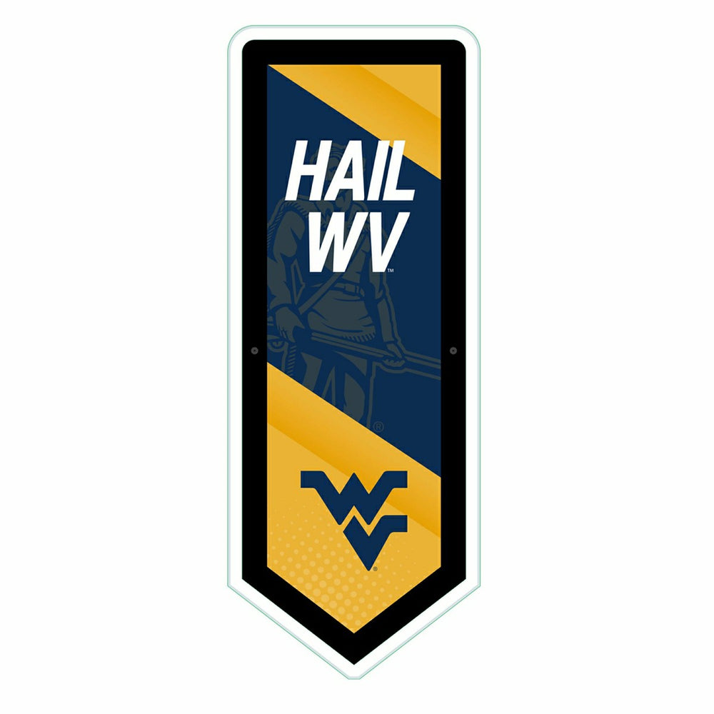 LED Wall Decor, Pennant, West Virginia University - Collegiate Home