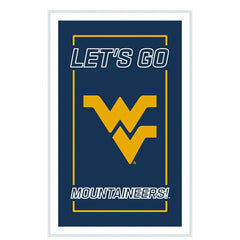 West Virginia University College Rectangle Neolite LED Decor - Collegiate Home