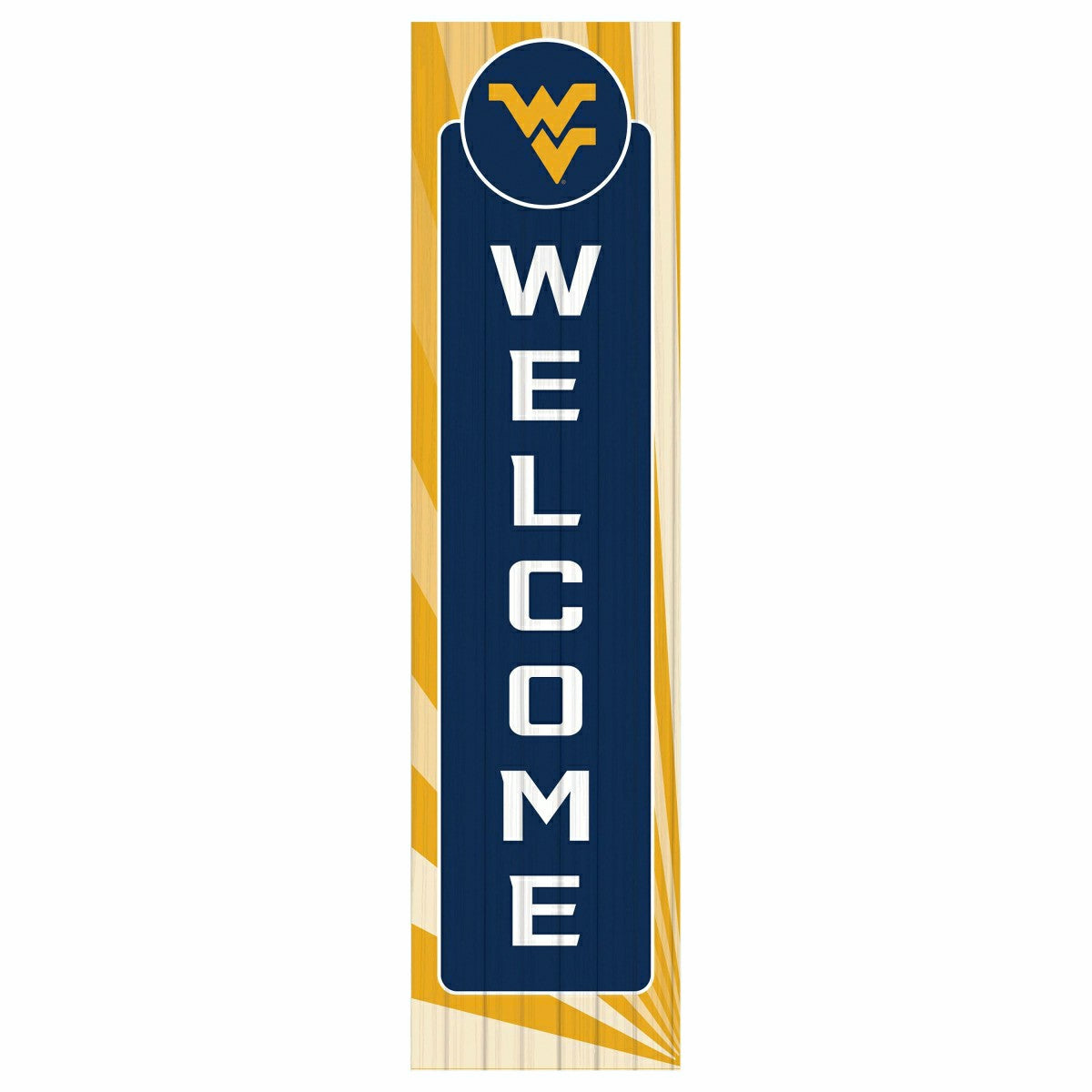 West Virginia University Summer Seasonal Single Sided Large Leaner, 46 - Collegiate Home