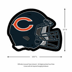 LED Wall Decor, Helmet, Chicago Bears - NFL Home