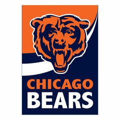 Chicago Bears Burlap Flag GDN Size - NFL Home