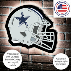 LED Wall Decor, Helmet, Dallas Cowboys - NFL Home