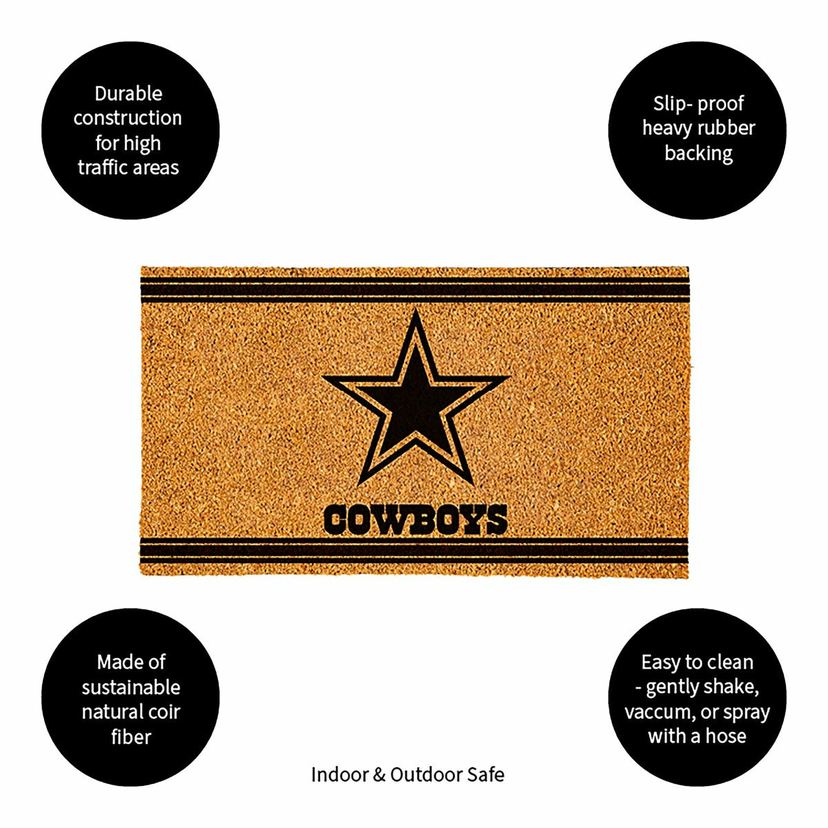 Dallas Cowboys, Coir Mat 1C - NFL