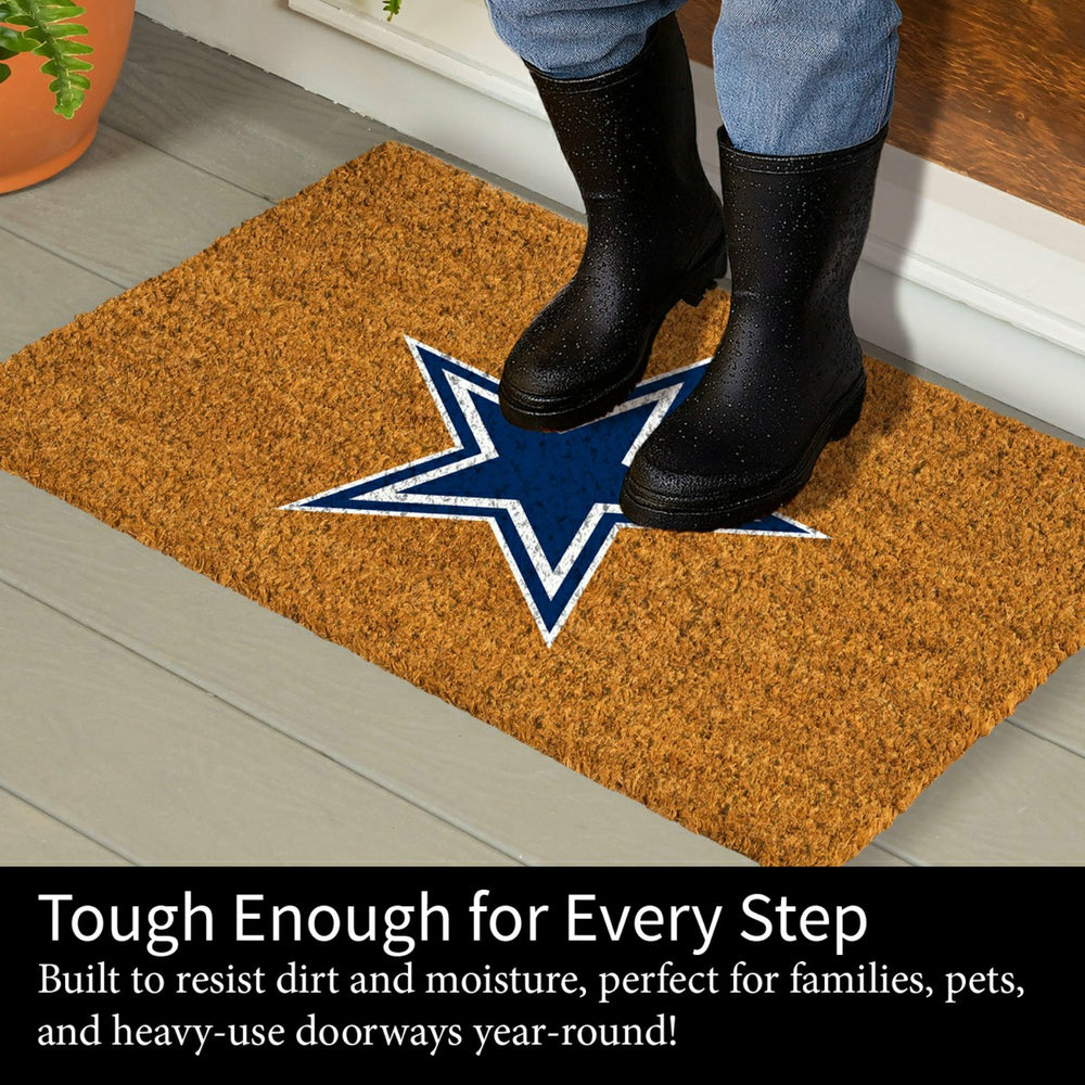 Coir Mat, 16"x28", Dallas Cowboys - NFL