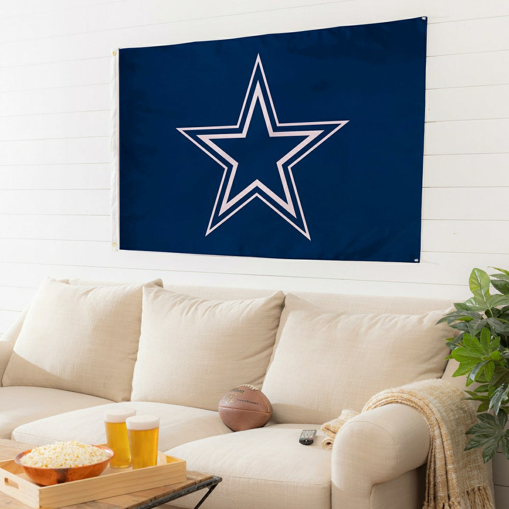 Dallas Cowboys Single Sided Estate Flag with 2 Grommets, 3'x5' - NFL Home