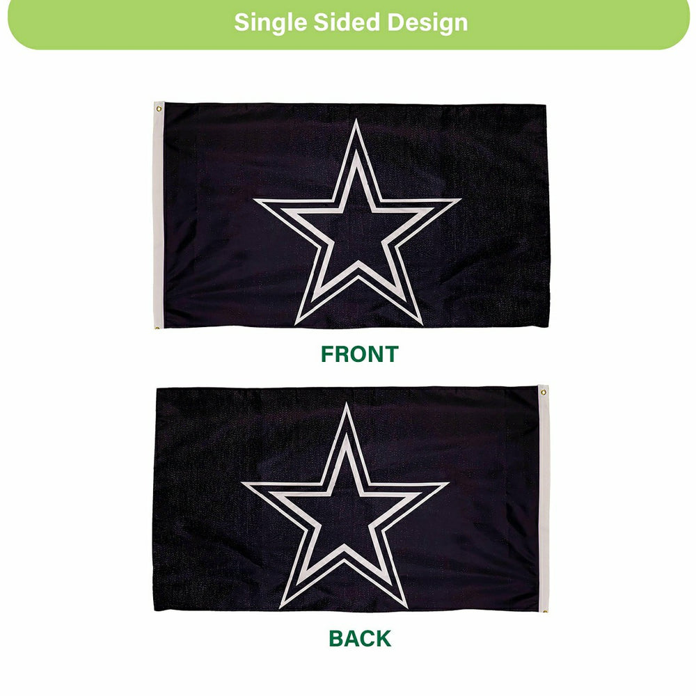 Dallas Cowboys Single Sided Estate Flag with 2 Grommets, 3'x5' - NFL Home