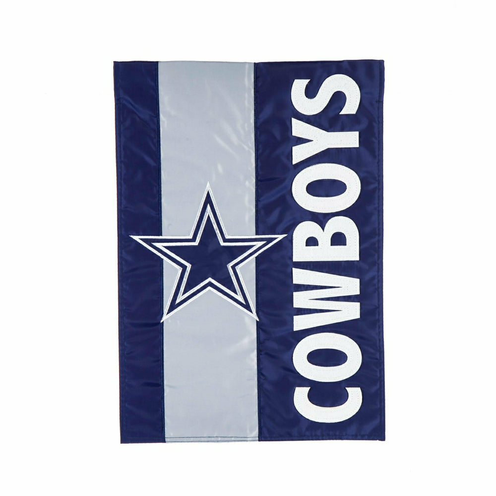 Dallas Cowboys Embellished Garden Flag - NFL Home