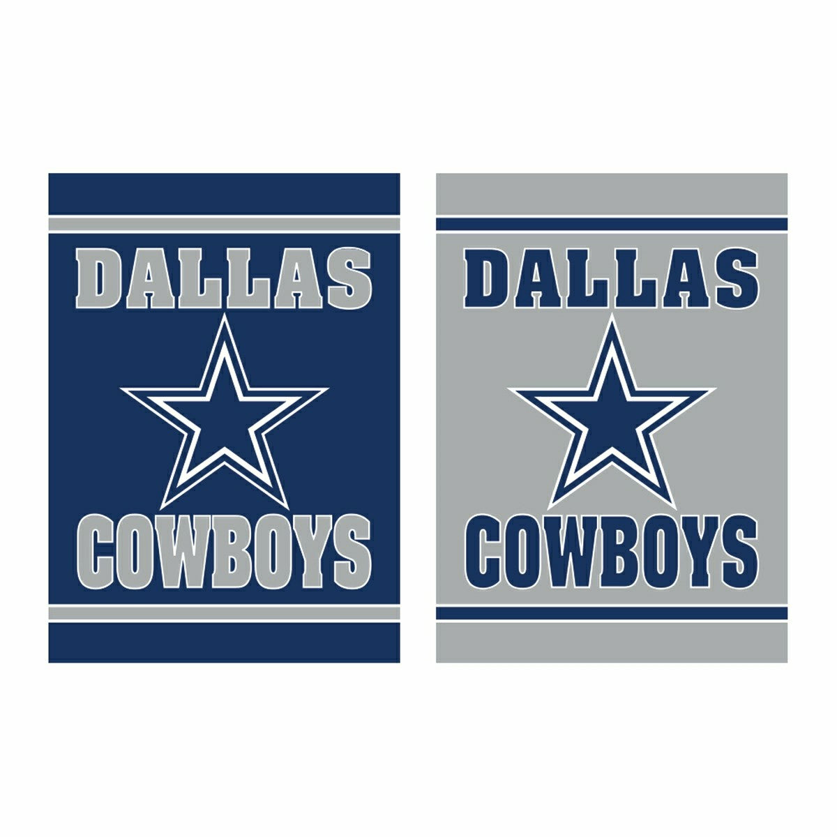 Embossed Suede Flag, House Size, Dallas Cowboys - NFL Home