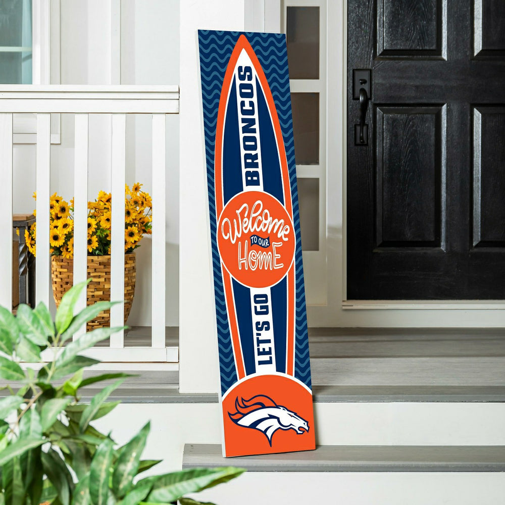 Denver Broncos Summer Seasonal Surfboard ECM Exclusive 47" Single Side - NFL Home