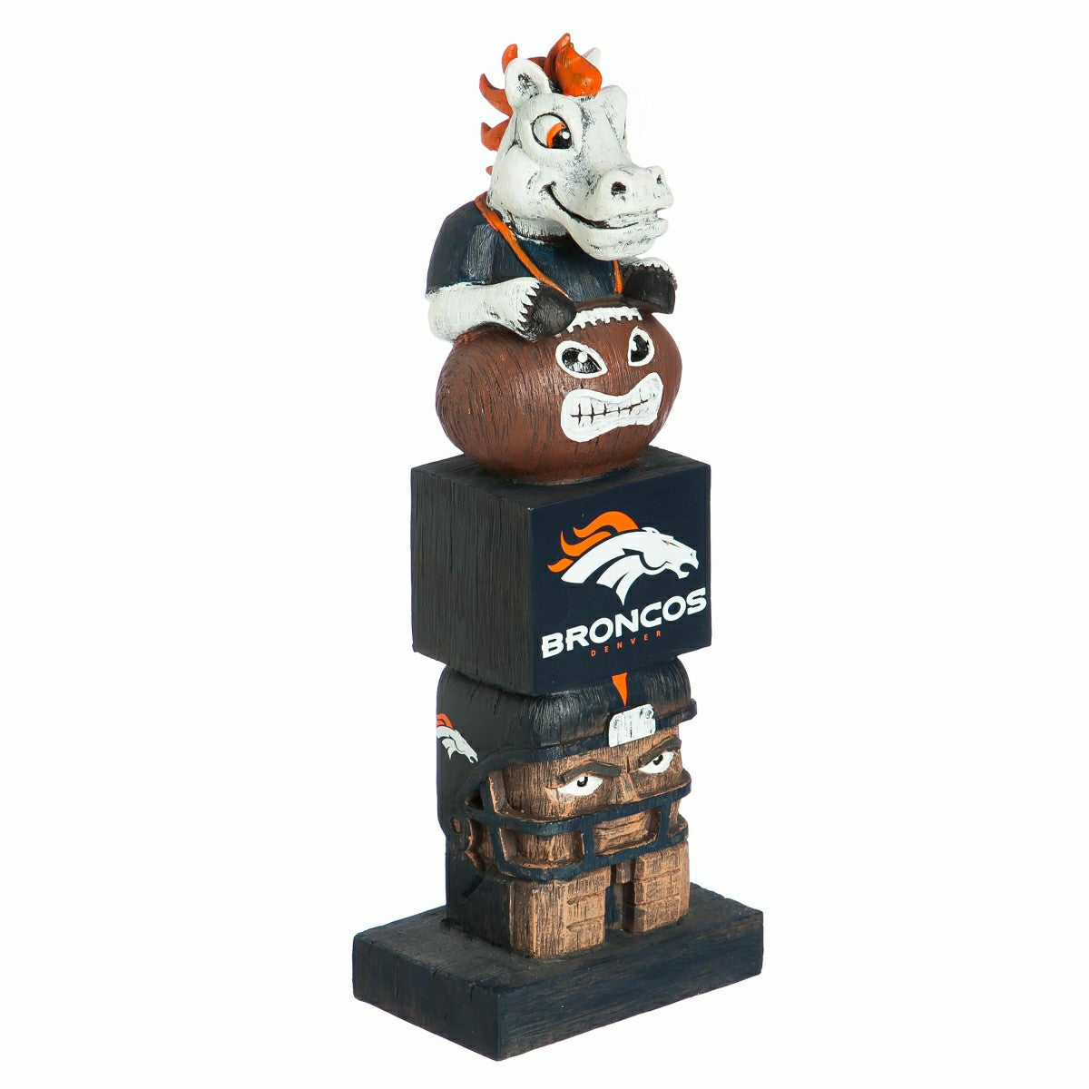 Denver Broncos Tiki Team Totem Garden Statue - NFL Home