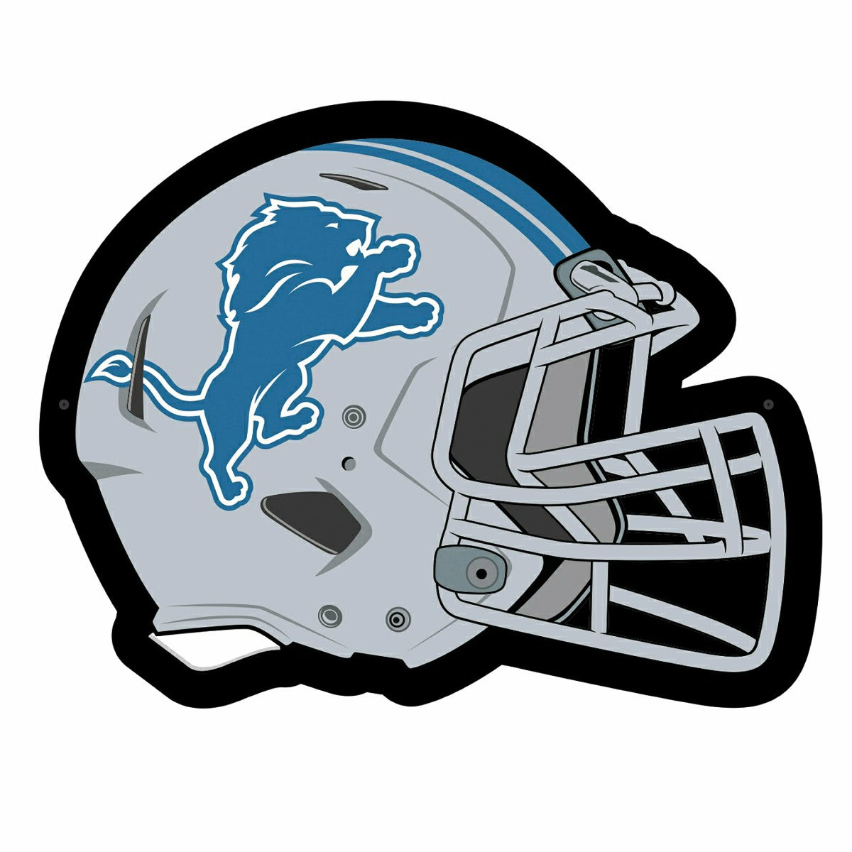 LED Wall Decor, Helmet, Detroit Lions - NFL Home